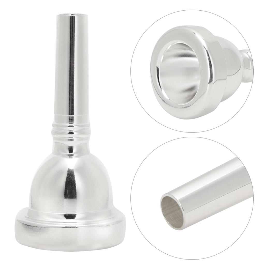 12C Alto Trombone Silver Plated Brass Mouthpiece Musical Instrument Accessories