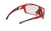 Rudy Project SINTRYX Fire Red X2 Photochromic Black Lens Sunglasses for Road Lens 66mm Frame/Impact SP497345-0000 (Single-piece Cycling, Marathon,