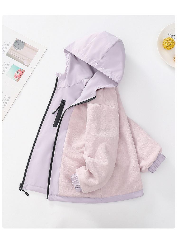 Модная детская ветровка на флисовой подкладке - Весна/Осень 2025