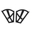 1 Pair White Shoe Rack Hinges ABS Flip Drawer Hinges Durable Plastic Cabinet Accessory  For Entryway