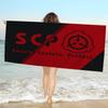 Scp F-Foundation Игра Микрофибра Печатное Пляжное Полотенце Скалолазание Йога Пляж Плавание Бег Впитывающее Мягкое Полотенце