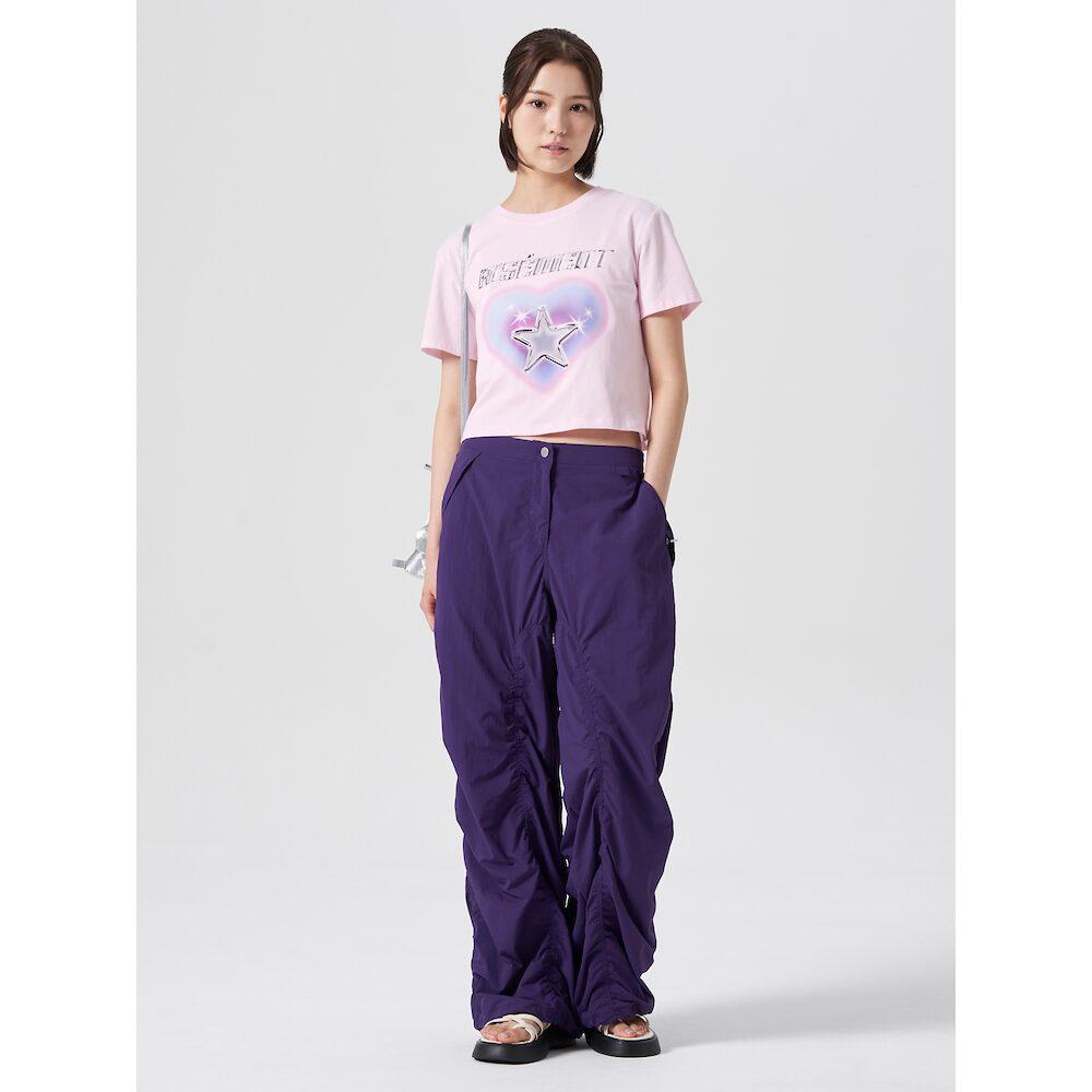 8SECONDS Graphic Short Sleeve Crop T-Shirt Light Pink (164742Ey1Y)