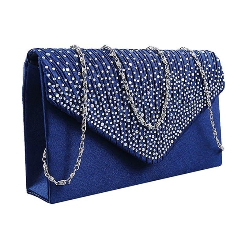 Женский клатч со стразами