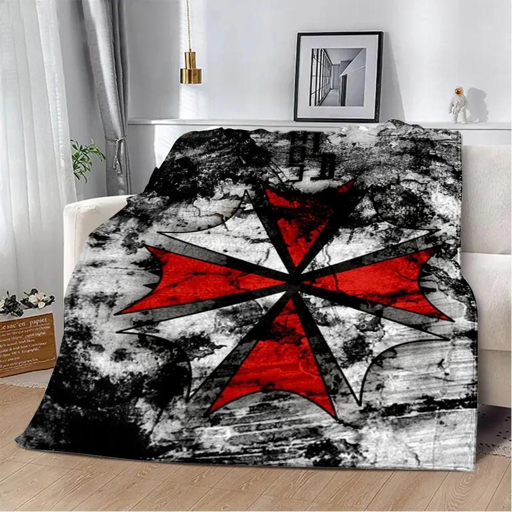 Корпорация Umbrella Печатное одеяло Одеяла для пикника Теплое одеяло Мягкое и удобное одеяло Для дома и путешествий Подарок на день рождения