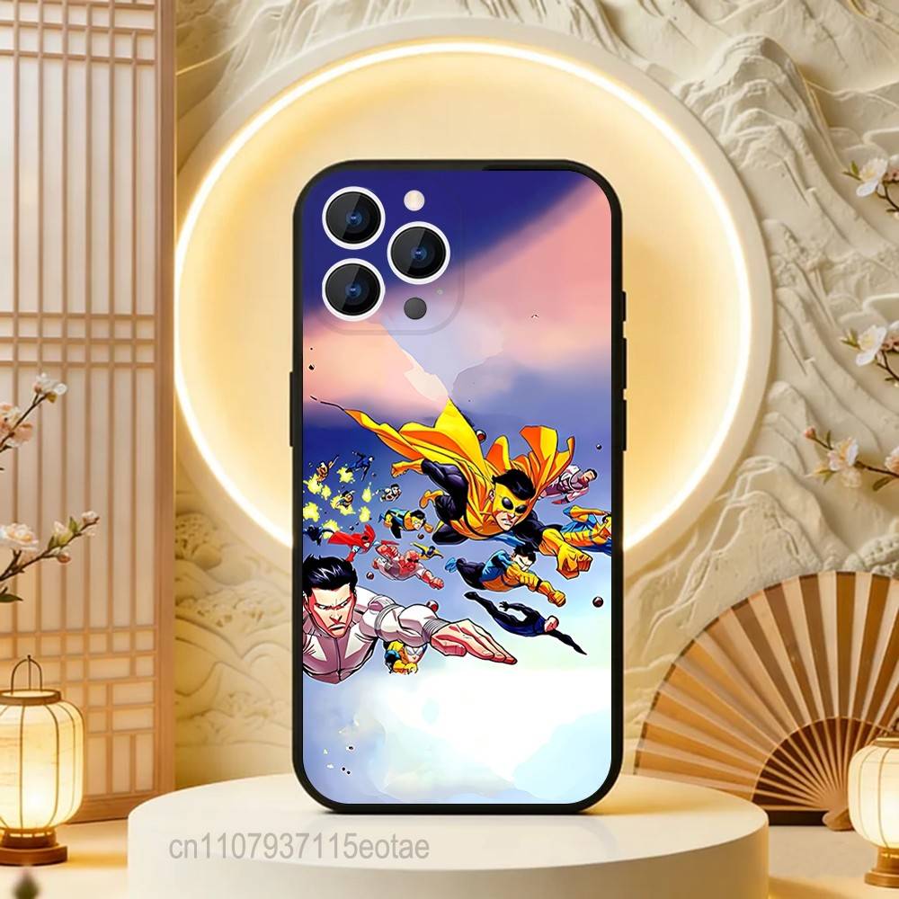 Анимация для взрослых l-Invincible Для iPhone 12,16,13,14,15,17,11,Pro,Max,Plus,E,Air,Mini ТПУ Мягкий к коже Чехол для телефона
