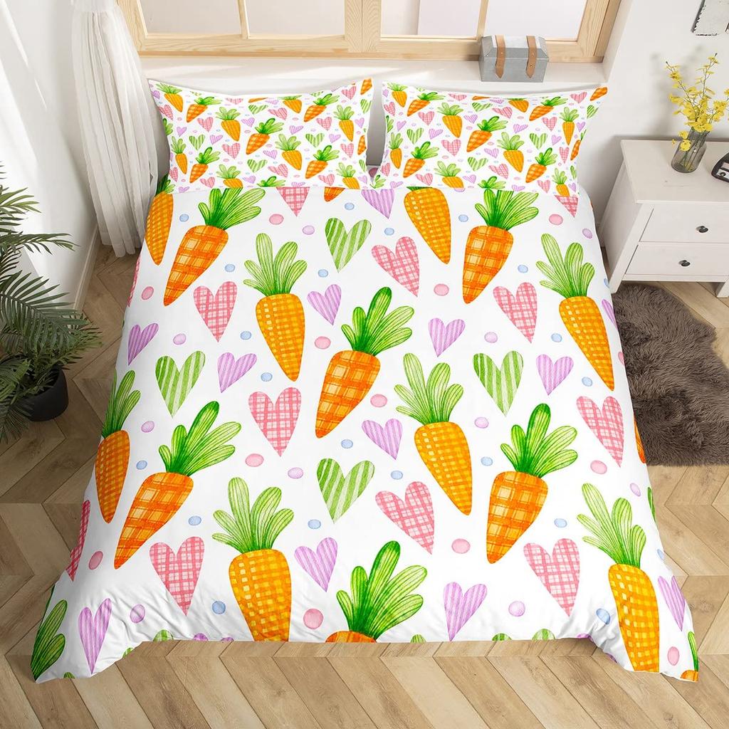 Коллекция постельного белья с пасхальным кроликом, золотым лосем, рогами и звездами, мультяшными животными для девочек и мальчиков, в стиле каваи.