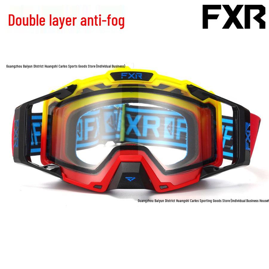 Новые двухслойные очки FXR с защитой от запотевания для внедорожной езды, катания на горных велосипедах и лыжах.