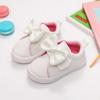 Зимние детские кроссовки в форме банта, детские ходунки, симпатичная модная новая обувь для девочек, простая и удобная парусиновая обувь, универсальная легкая повседневная обувь