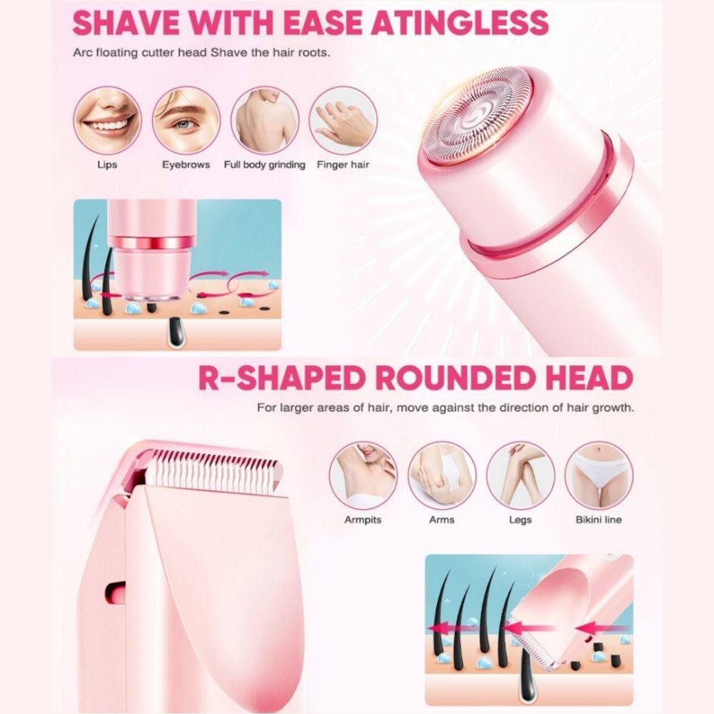 Dual-Head Bikini Trimmer Wet Dry Use Pubic Hair Shaver New Electric Trimmer Summer Use