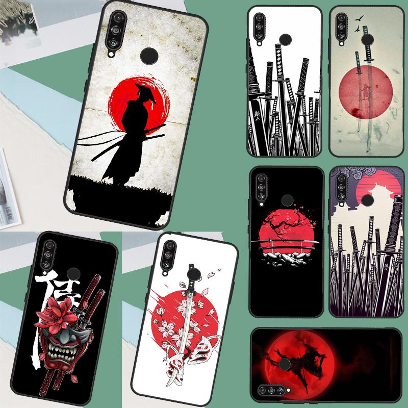 Japan Samurai Ninja Ronin For Huawei Nova Y90 Y70 Y60 Y72 Y61 Y91 12s 12i 11i 7i 8i 9 10 SE P60 Pro P30 P40 Lite Case