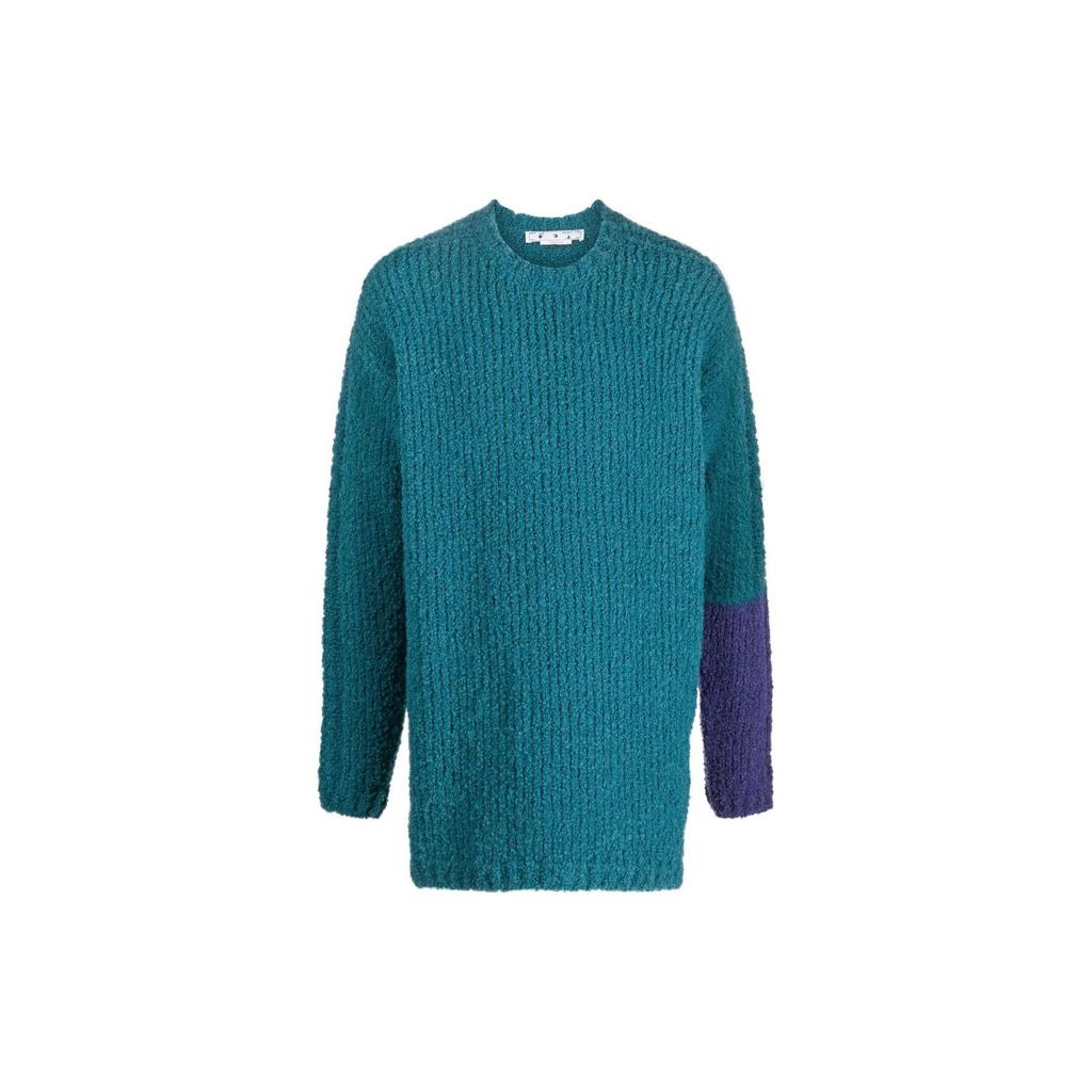OFF WHITE Крупной вязки джемпер OMHE124F22KNI0015535IRISH