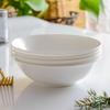 8-дюймовая коническая миска из чисто белого фарфора