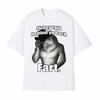 If They Talk Behind Yo Back Fart Wolf Literally Me Funny Meme T-shirt Clothing Harajuku Retro Harajuku Short Sleeve Casual