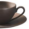 Noritake Coffee/Tea Saucer, 16cm, Orridge, Microwave/Dishwasher Safe, Brown, Fine Porcelain (Premium White), 10-587A/94989S
