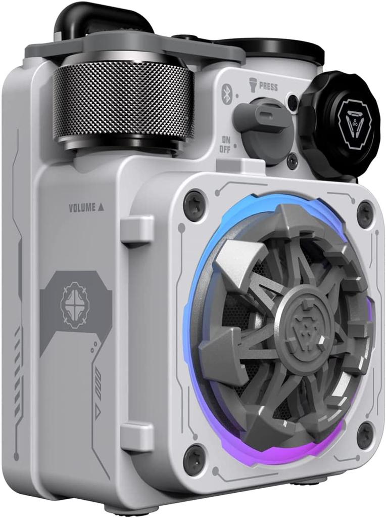 Bluetooth-колонка Muzen Cyber Cube-Pro, Bluetooth 5.0, портативная колонка со спиннером, кристально чистый звук с RGB-подсветкой