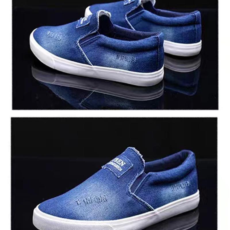 Мужские парусиновые джинсовые туфли, кроссовки, мужские туфли на плоской подошве, дышащие мокасины, мужские летние кроссовки, легкие черные туфли, обувь