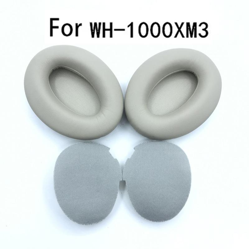 Leather Ear Pads For Sony WH-1000XM3 Headphone Cushion 1000xm3 Headset Foam Earpads Replacement Sponge Earmuffs Fits Ok