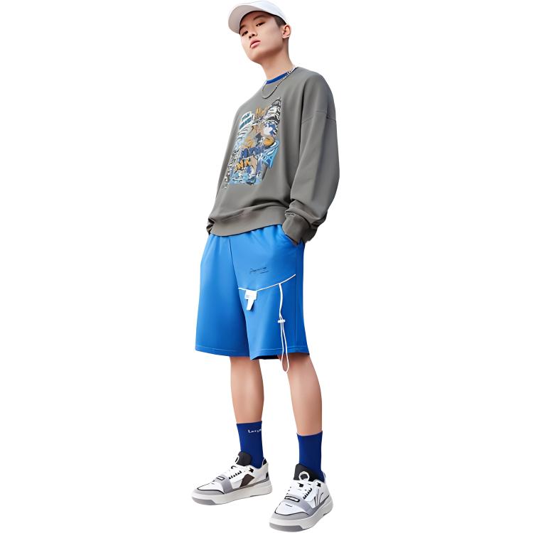 Толстовка Li Ning Унисекс Оттенок 9 Серый AWDS555-4