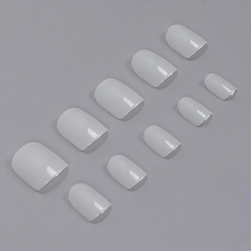 500 шт. короткие квадратные ногти DIY Art маникюр салон полное покрытие накладные ногти для женщин натуральные