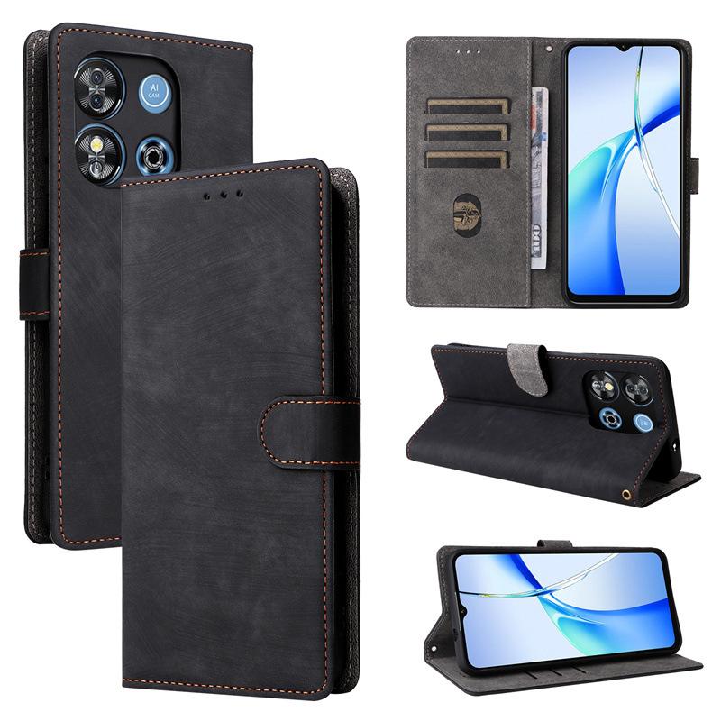 Чехлы-книжки, совместимые с Oukitel C57/C57S/C57 Pro, чехол для телефона из искусственной кожи, полная защита корпуса [блокировка RFID], чехол-кошелек