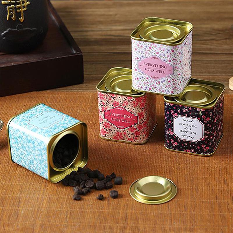 Контейнеры для чайных емкостей, банки для свечей, кофейные конфеты, закуски, маленькие жестяные мини-контейнеры для хранения, герметичные банки, упаковка для чайной посуды