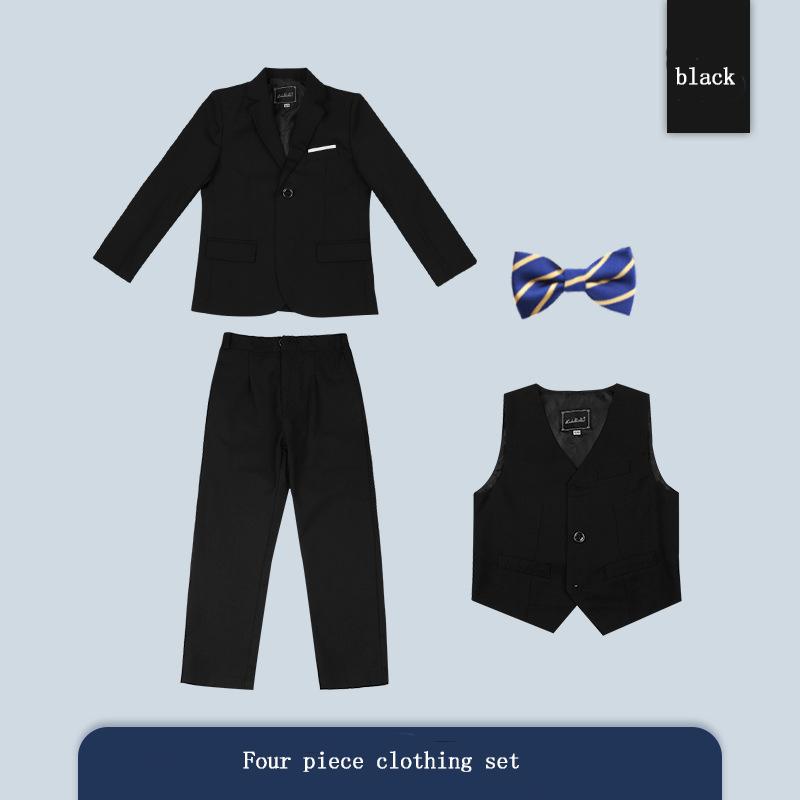 Детский костюм весенне-осеннего сезона, комплект костюма в британском стиле, комплект для мальчиков больших размеров, пианино, торжественная одежда для выступлений