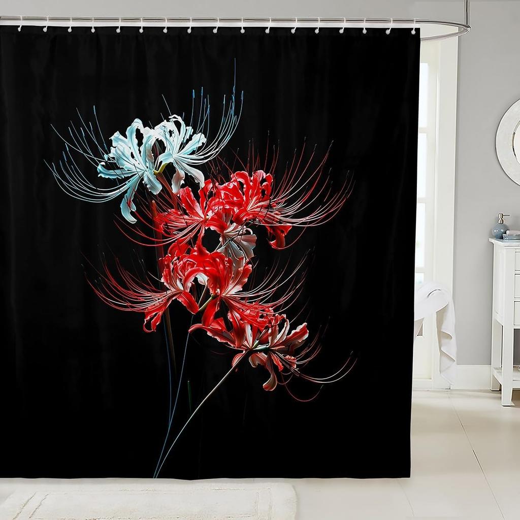 Мультяшный Кот Детские Занавески для Душа,Японская Занавеска для Ванной Укиё-э с Океанской Волной, Абстрактная Полосатая Домашняя Декорация, Морской Синий Ретр