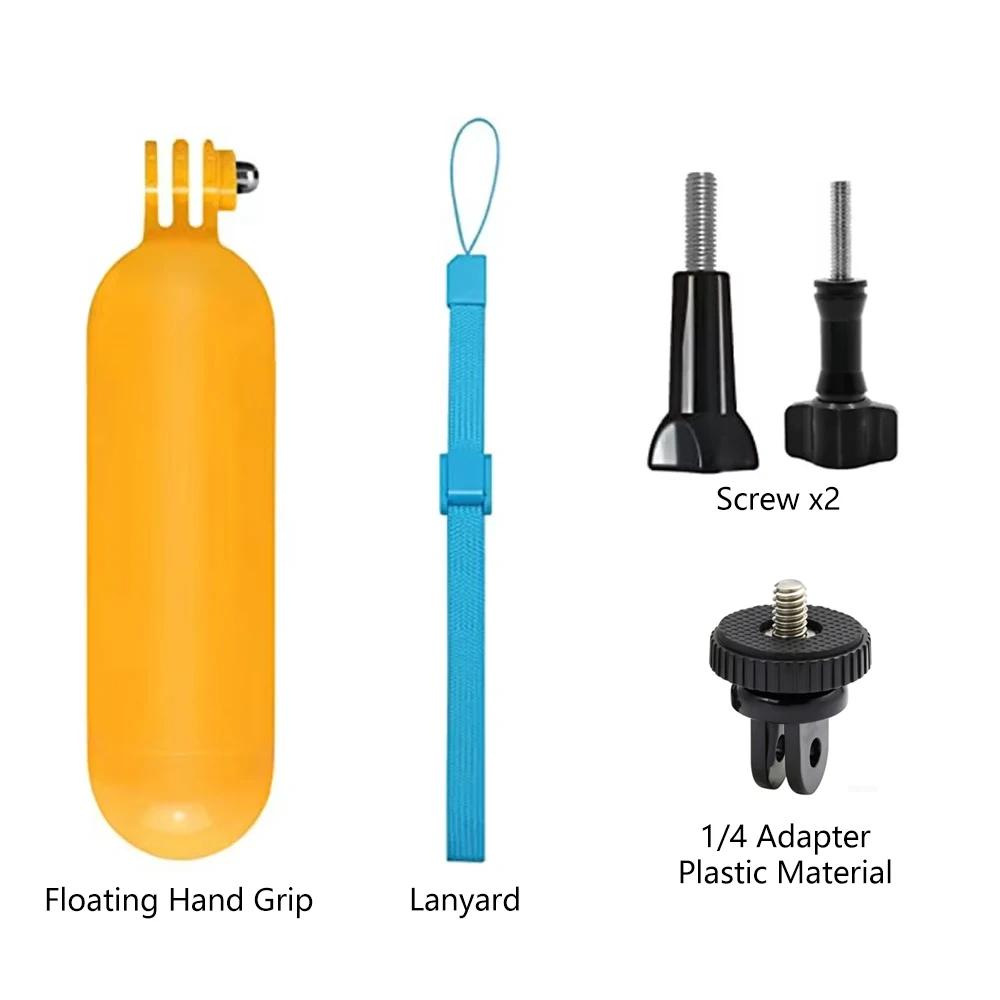 Floating Hand Grip Buoyancy Pole with Anti-Lost Wrist Strap for GoPro Hero 13 12 11 10 9 Insta360 DJI Action Camera Water Sports