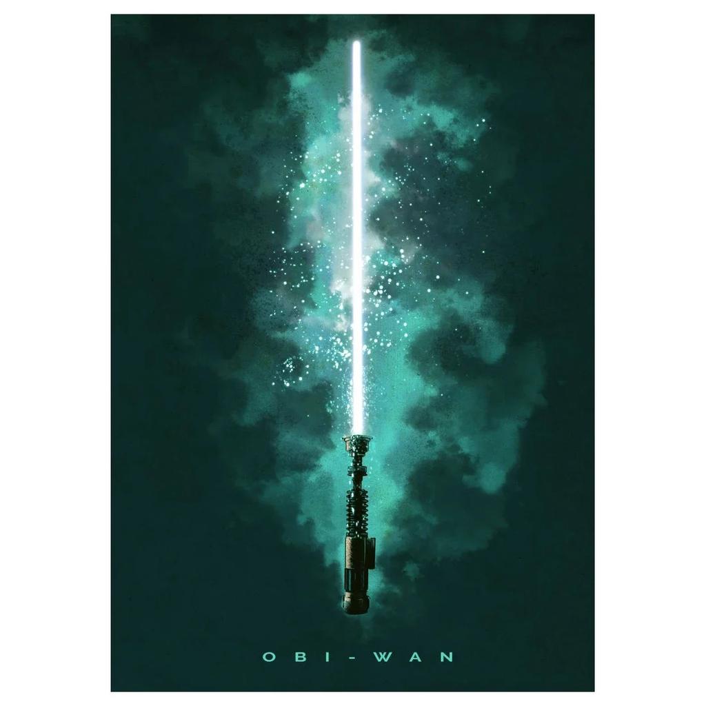 Постер к фильму Звёздные войны Домашнее украшение Световой меч Холст Принт Картина Настенное искусство Картины для декора игровой комнаты Cuadros