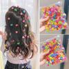 10Pcs Cute Colorful Flower Small Hair Claws Lovely Hair Decorate Claw Clips Kids Sweet Cartoon Hair Accessories Headwear Gift