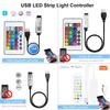 USB Bluetooth WIFI Светодиодная лента RGB Контроллер ИК-пульт Диммер Музыка Управление через приложение на телефоне Регулировка яркости для ленты 5050 2835