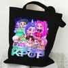 K-pop Охотники на демонов Студенческая Повседневная Универсальная Сумка через плечо Модная Холщовая Сумка Охотников на демонов