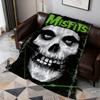 Крутая Garbage Punk Music ГРУППА M-Misfitstry m-Misfits Фланелевое мягкое теплое плюшевое одеяло диван гостиная hogar кровать дом Автомобиль портативное