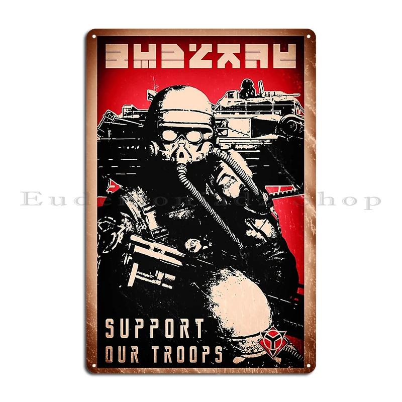 Join the Death Korps Recruitment Poster Glory Of Helghan Alternative Killzone Metal Rusty Classic Cinema Design Tin Sign Poster