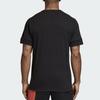 Adidas T Shirts Men's Black Crew Neck Moderate Straight Fit CY9874