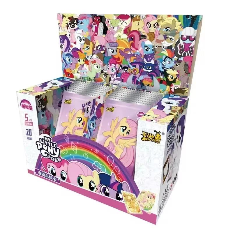 Оригинальные Карты My Little Pony Милые Забавные Вечеринка Дружба Вечные Карты SGR Принцесса Аниме Игра Коллекционные Карты Игрушки Подарки