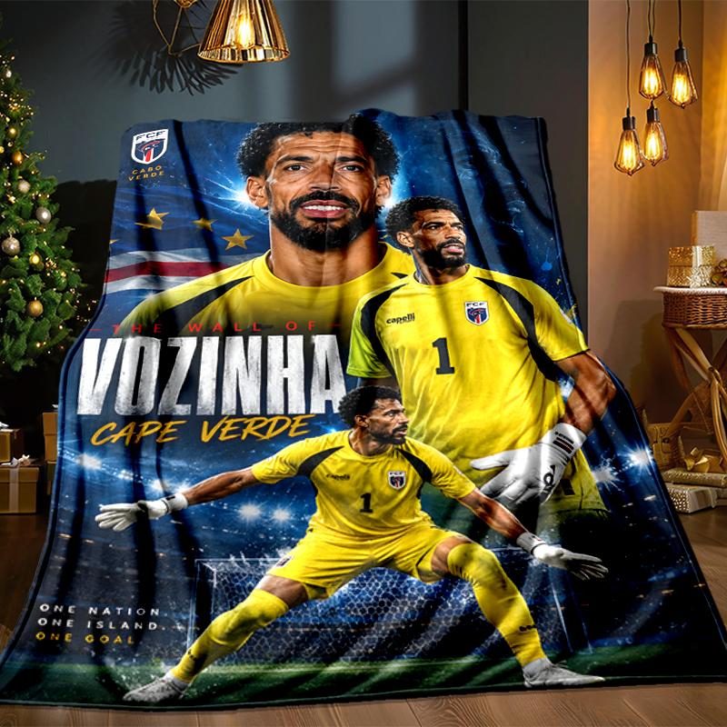 Vozin-ha Football Stars Blanket Lightweight Ideal Bedding Blanket Perfect for Travel, Camping, Living Rooms, Offices, Sofas, Fan Christmas gift