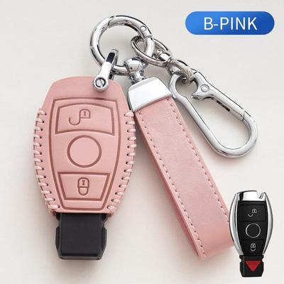 Для Benz W203 W204 W212 C180 GLK300 CLS CLK CLA SLK CSE Class 2 кнопки кожаный чехол для автомобильного ключа чехол аксессуары