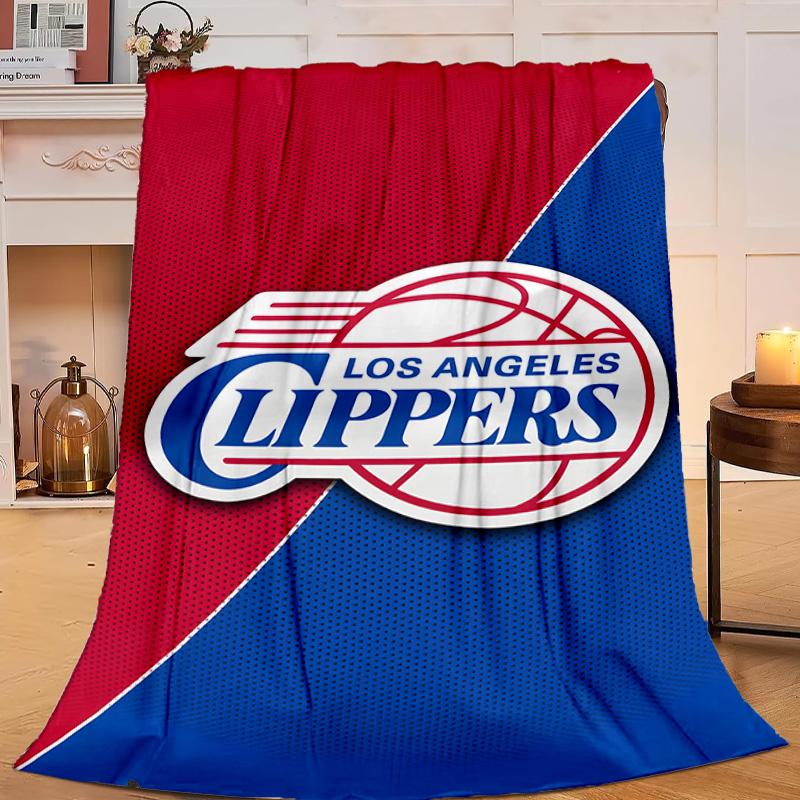 Clippers Ice Blanket Flannel Throw for Sofa, Travel, Camping, Livingroom, Office, Chair and Bed Soft and Warm Holiday gifts
