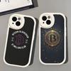 Чехол для телефона Bitcoin Жесткая кожа Для IPhone 14 13 16 Mini 15 14 11 12 Pro Max Plus Fundas