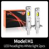 1 шт./2 шт. Canbus Turbo H7 LED 1:1 Размер Фонари Мини Налобный Фонарь H4 HB2 9003 Автомобильные Светодиодные Лампы Фары H1 6500K Белые 12V для Автомобилей