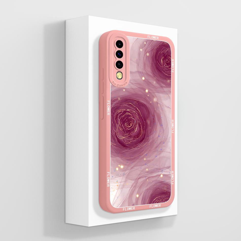 Чехол для Samsung Galaxy A50 A50S Эстетичный Креативный Мягкий Жидкий Силикон Чехол для Телефона Для Samsung A 50 Полная Защита Задняя Крышка