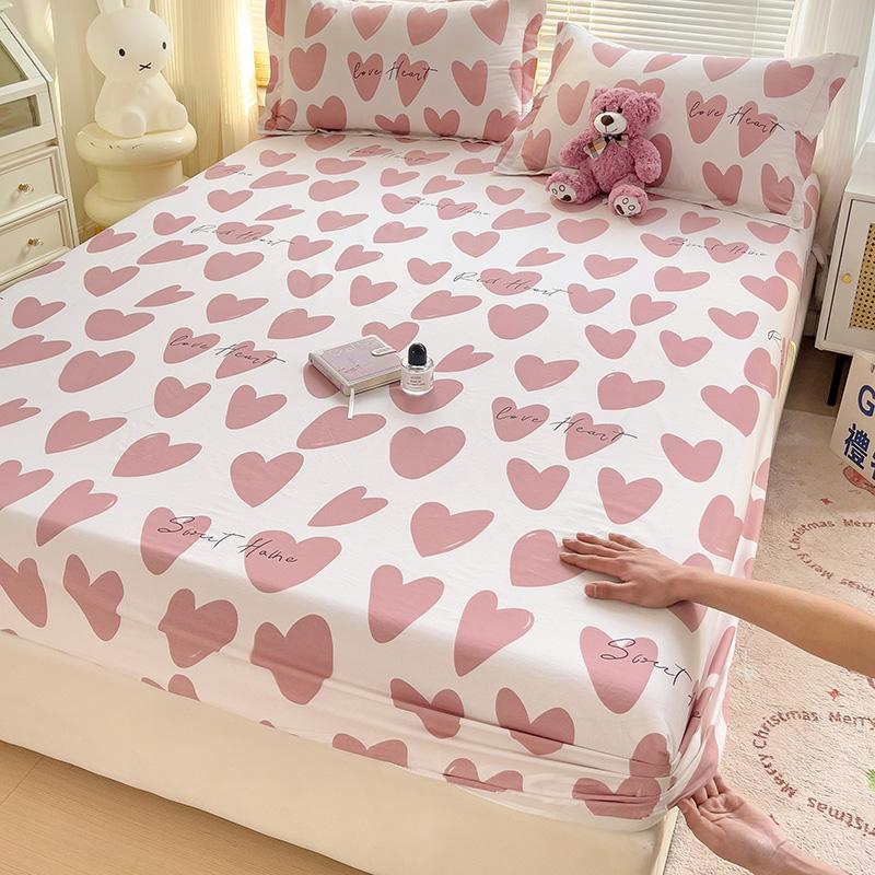 Комплект простыней на резинке из 3 предметов с красочными цветами и листьями, ботанический узор, 100% хлопок, приятный для кожи чехол для матраса, комплект постельного белья размера «queen size»