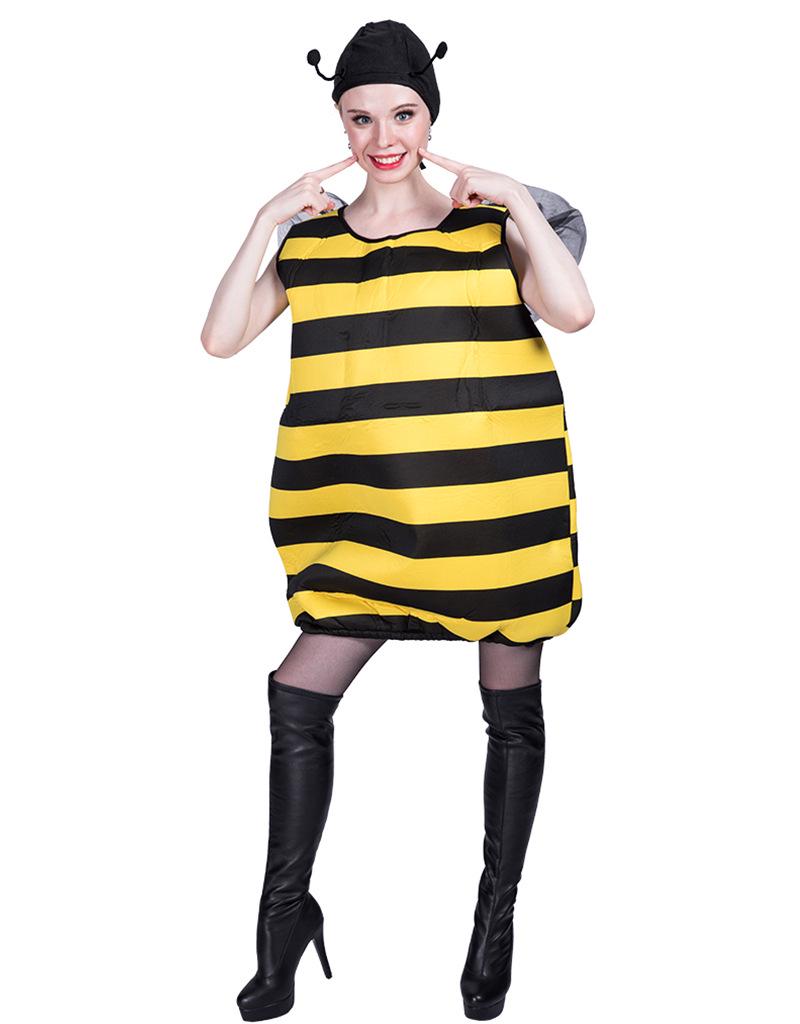 Adult Bee Insect Cosplay Costume - Halloween Role-Playing Outfit with Composite Sponge