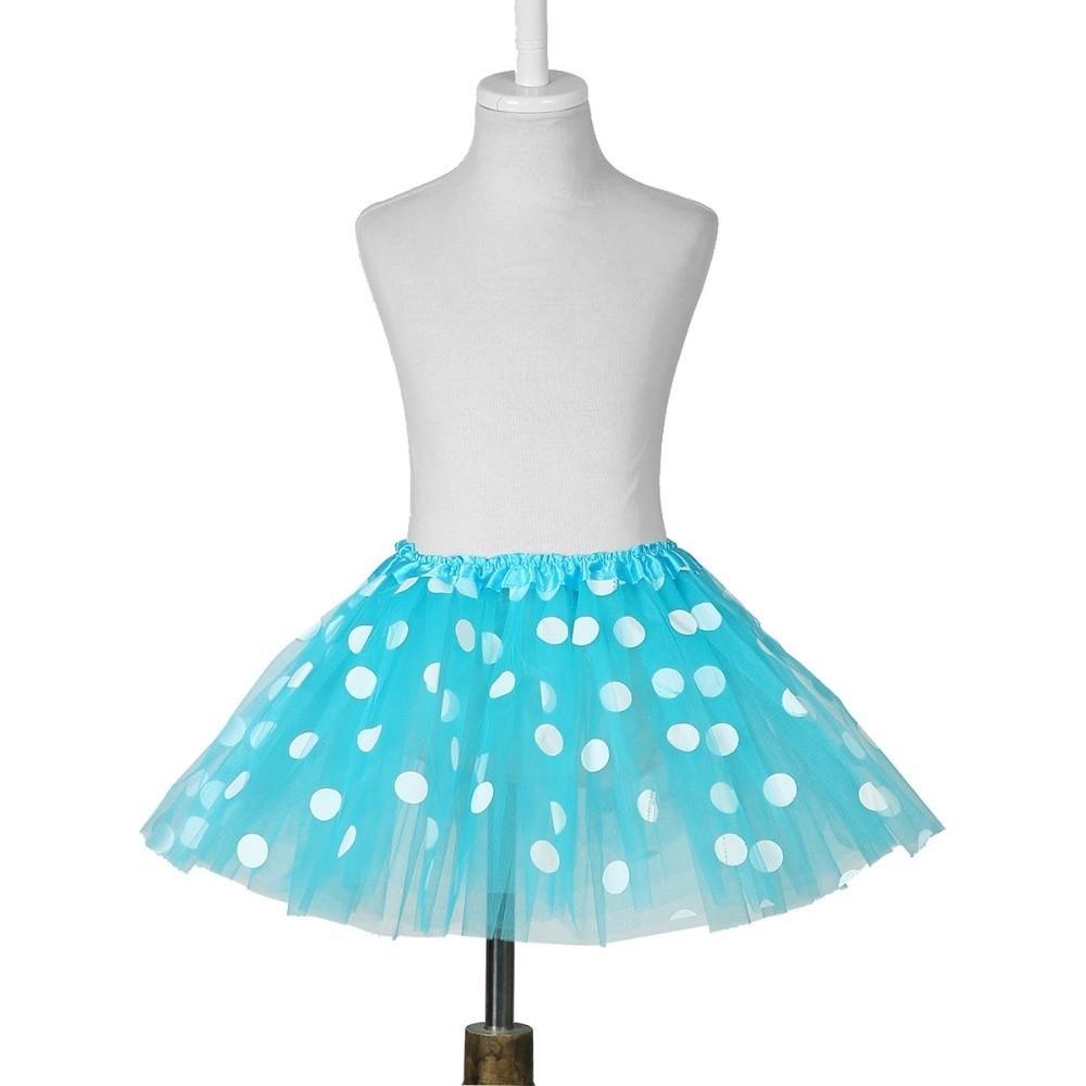 Polka Dot Print Tutu Skirts Puffy Princess Skirt Sweet Tulle Dance Pettiskirt  Performance
