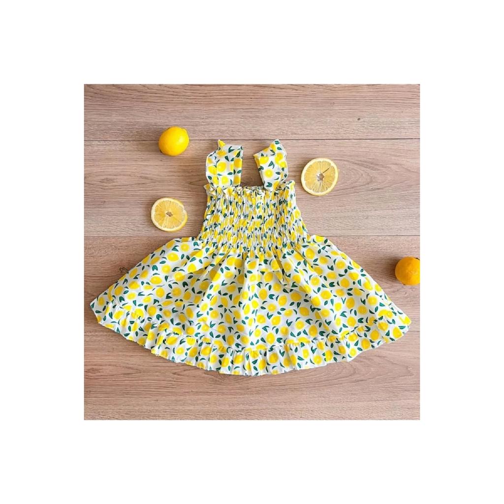 Lemon Summer Dress Yklmn01