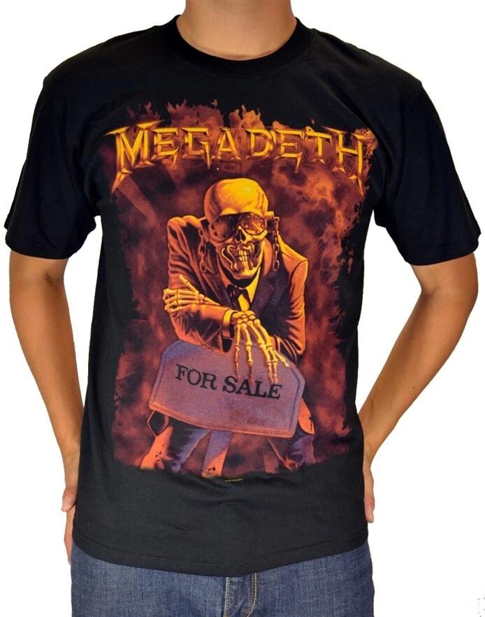 Global Mens Megadeth Peace Sells Album Cover Graphic Shirt NWT XL
