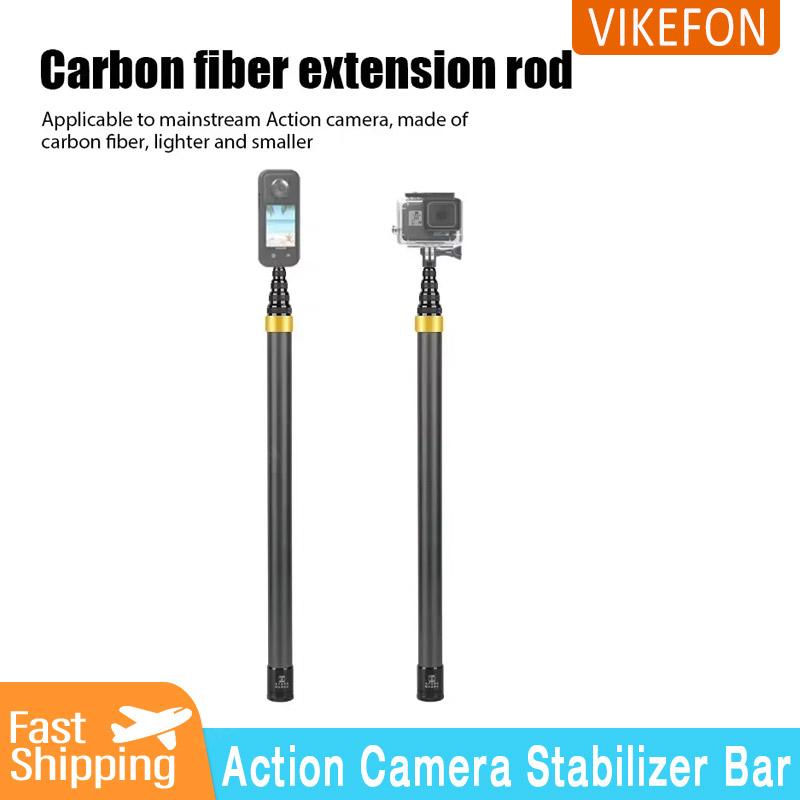 Carbon Fiber Invisible Extended Edition Selfie Stick for Insta360 X3 GO3 Action 4 Accessories 300CM for DJI GoPro Selfie Stick 7
