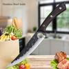 Hand Forged Multi-purpose Knife Hammer Pattern Boning Knife Kitchen Meat Cleaver Sharp Slicing Knife Kitchen Accessories