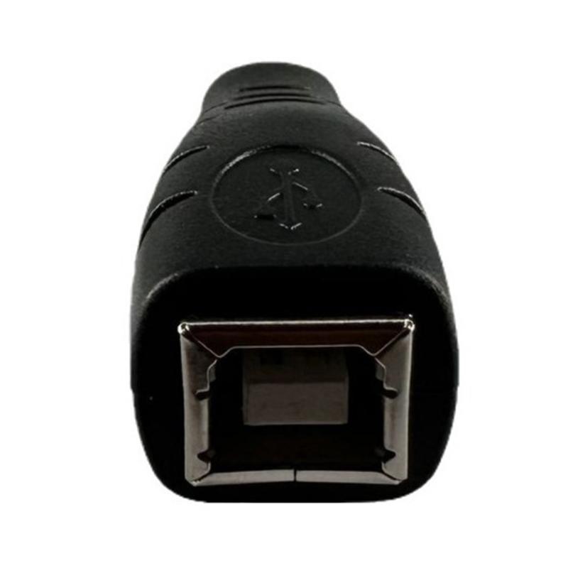 Переходник-адаптер USB B (розетка) на USB Type-C (розетка) Совместимость с принтерами, сканерами, устройствами USB C